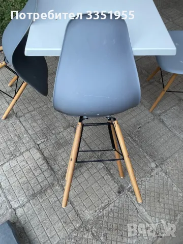 Трапезни столове 4 броя и маса, снимка 8 - Столове - 47453078