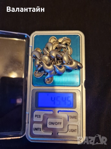 Масивно сребърно колие , снимка 3 - Колиета, медальони, синджири - 52789382