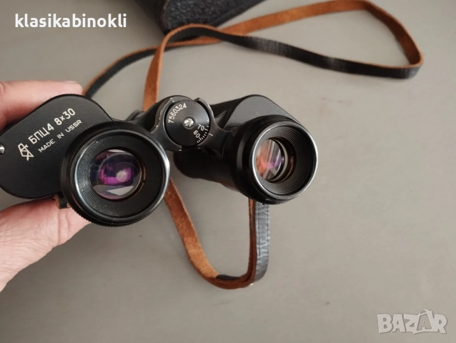 ТОП Съветски Бинокъл-БПЦ4 8 х 30-MADE IN СССР, снимка 4 - Екипировка - 52623742