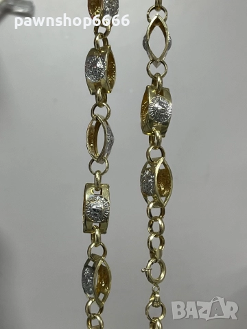 Златен ланец 14 карата, снимка 7 - Колиета, медальони, синджири - 52927166