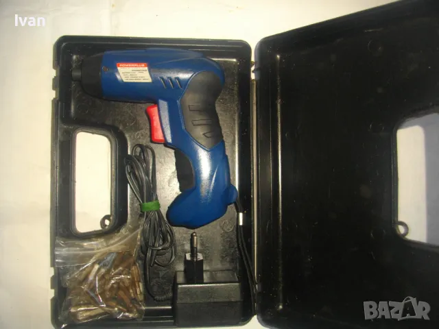 БЕЛГИЙСКИ ОРИГИНАЛЕН АКУМУЛАТОРЕН МИНИ ВИНТОВЕРТ ПЪЛЕН КОМПЛЕКТ 3,6V Li-ion POWER PLUS, снимка 5 - Винтоверти - 49048039