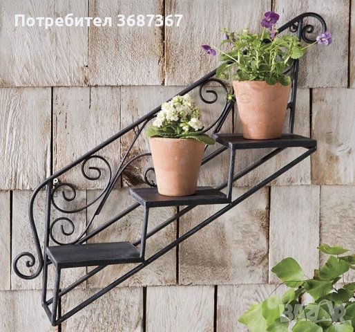 Цветарници и стойки за цветя и саксии от ковано желязо , снимка 4 - Саксии и кашпи - 40218983