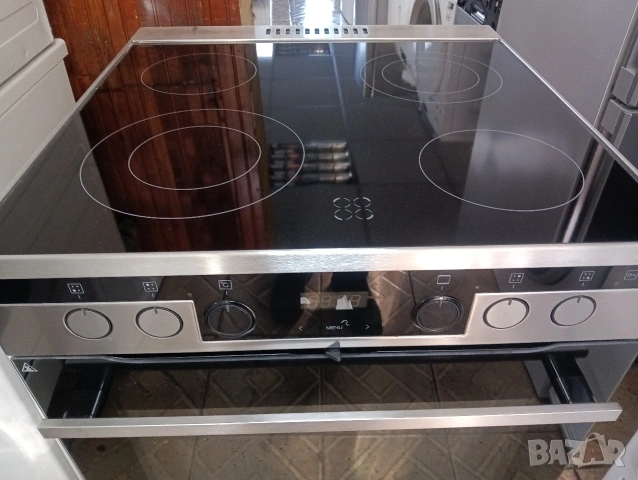 Иноксова свободно стояща печка с керамичен плот Gram с PIROLISE и 2 години гаранция!, снимка 4 - Печки, фурни - 53080817