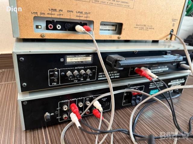 Акай Akai Стерео усилвател , Тунер , Дек , снимка 13 - Ресийвъри, усилватели, смесителни пултове - 51688014
