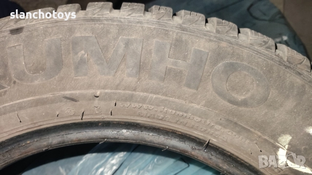 Гуми Kumho 195/65/15, втора употреба, снимка 4 - Гуми и джанти - 52215532