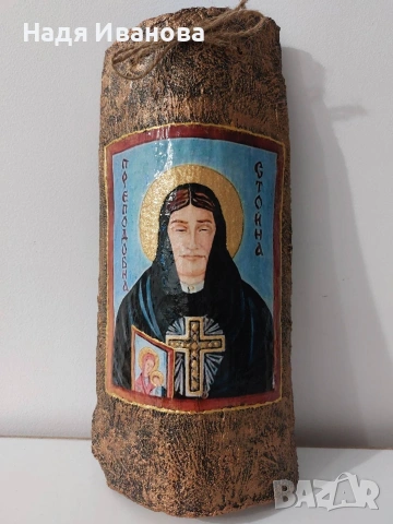 Икона върху керемида , снимка 4 - Икони - 53094335