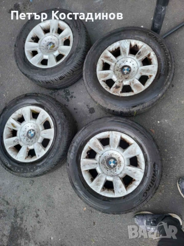Оригинални алуминиеви джанти за BMW 15” 5x120, снимка 2 - Гуми и джанти - 53159419