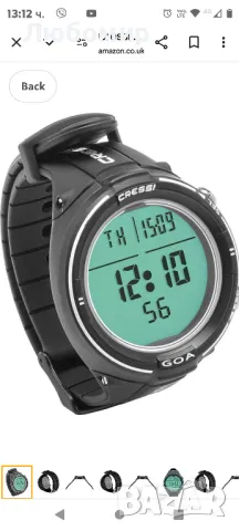 Гмуркащ часовник/компютър Cressi Unisex за възрастни Goa , снимка 1