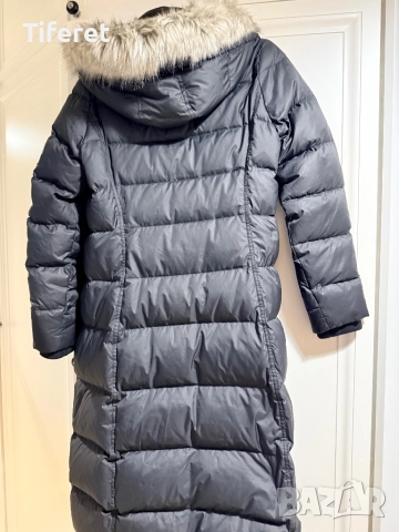 Tommy Hilfiger дълго пухено яке черно, снимка 2 - Якета - 52772480