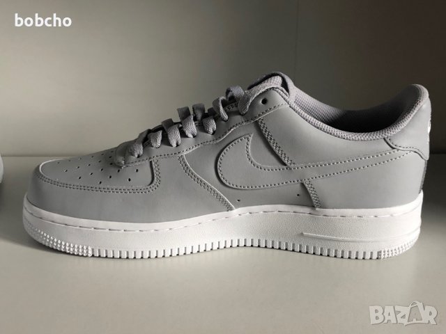 Nike Air Force 1 Low Grey Wolf trainers Mens AA4083-010, снимка 5 - Маратонки - 38614987