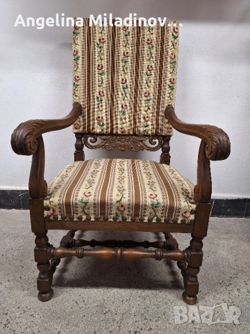 Винтидж кресло стил Барок , снимка 1