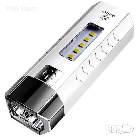 USB акумулаторно LED фенерче за къмпинг и риболов на открито 