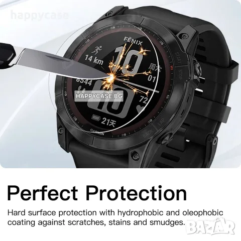 Garmin Fenix 9 9 Pro / 8 8 Pro / Instinct 3 / 9H Стъклен протектор за екран, снимка 4 - Смарт часовници - 52231932