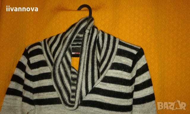 Ефектен блузон, снимка 3 - Блузи с дълъг ръкав и пуловери - 35912880