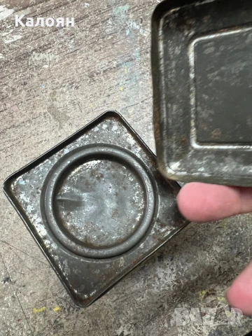 Стара метална кутия от какао , снимка 7 - Други ценни предмети - 51169787