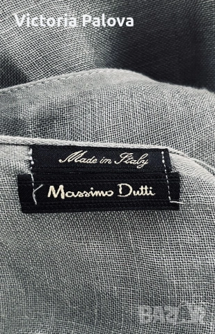 Стилен шал MASSIMO DUTTI цвят olive , снимка 5 - Шалове - 53038074