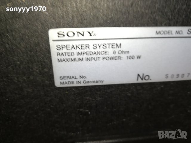 SONY SS-A309 100W/6ohm-2БР ТОНКОЛОНИ ВНОС GERMANY L1508231500, снимка 18 - Тонколони - 41863640
