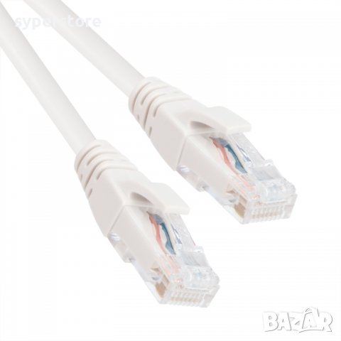 Кабел за Лан мрежа 5м Екраниран VCom NP612B LAN UTP CAT-6 Сив