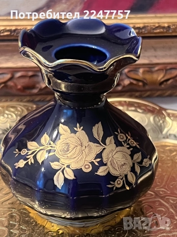 Ваза порцелан с 24 К Gold