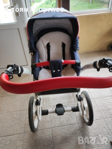 Използвана бебешка количка Adamex Marcello 3в1, снимка 9 - Детски колички - 52448286
