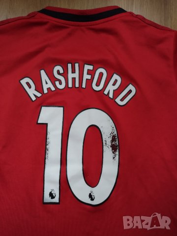 Manchester United / RASHFORD #10 - детска футболна тениска на Манчестър Юнайтед  за 140см, снимка 5 - Детски тениски и потници - 41435512