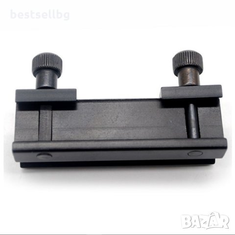 Повдигащ адаптер уивър база пикатини стойка за пушка еърсофт бързомер, снимка 6 - Оборудване и аксесоари за оръжия - 35891674