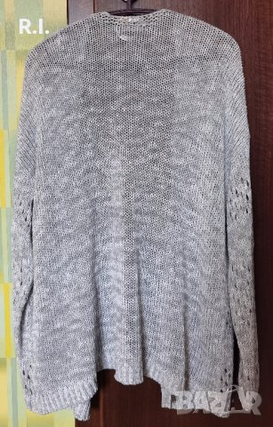 Сива дамска жилетка , снимка 2 - Жилетки - 44197459