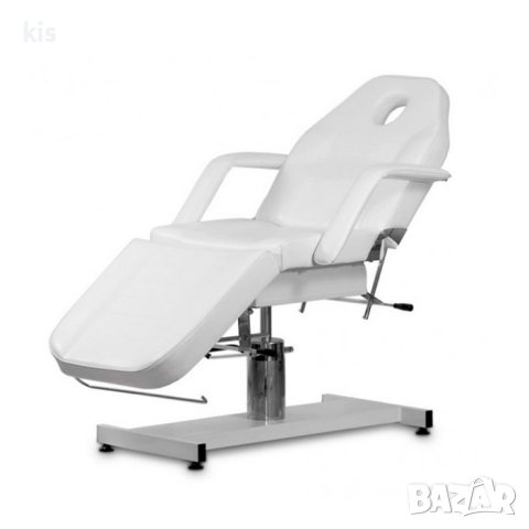 Трисекторно метално козметично легло KL210, Бял