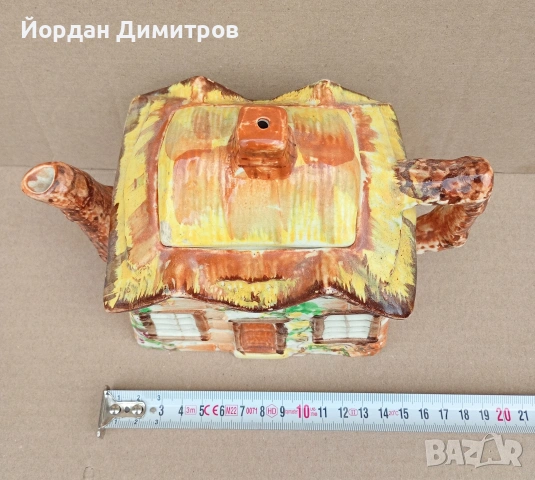 порцеланов чайник , снимка 6 - Антикварни и старинни предмети - 53486398