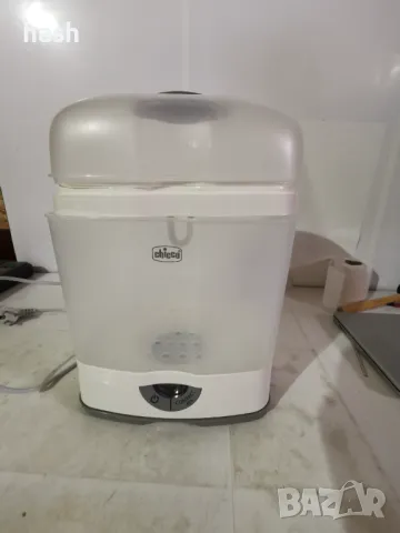 Стерилизатор за шишета на бебе Чико 2в1 CHICCO, снимка 2 - Прибори, съдове, шишета и биберони - 49334469