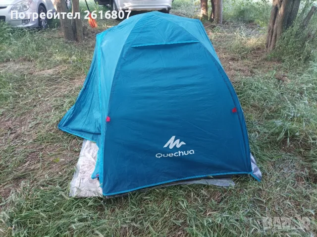 Палатка двуместна QUECHUA Arpenaz 2 Plus Tent, снимка 8 - Палатки - 48781081