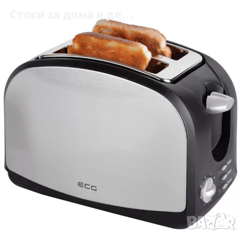 ✨Тостер ECG ST 968, 900W, Сив/Черен, снимка 1