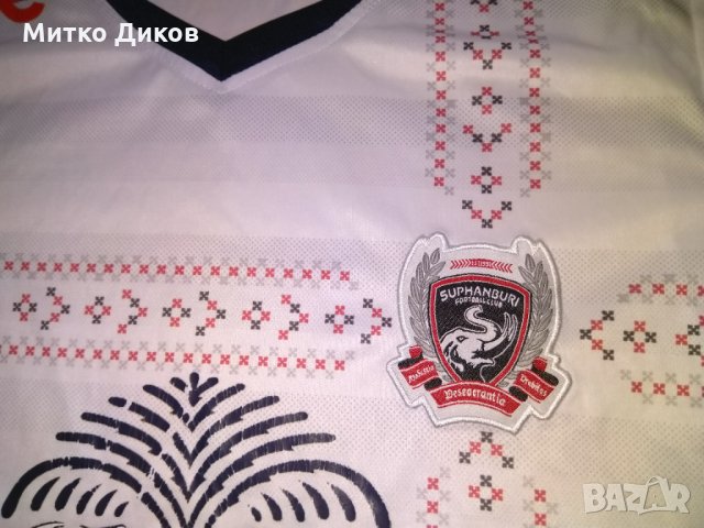 Suphanburi F.C.футболна тениска от Тайланд Висша лига маркова на Уарикс размер М, снимка 4 - Футбол - 33942391