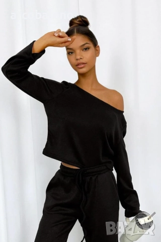 Дамски комплект плетен пуловер от две части, 3цвята , снимка 6 - Комплекти - 52971825