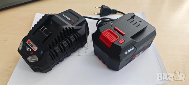 Parkside батерия 4Аh и зарядно 