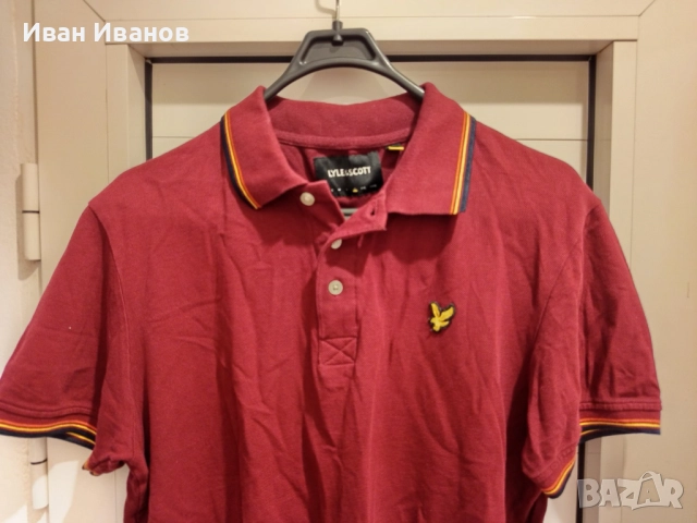 Чисто нова оригинална фланелка с яка Lyle & Scott, снимка 3 - Тениски - 51709015