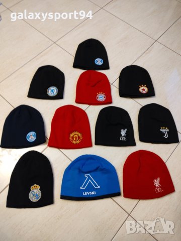 Зимна Шапка Левски/ Цска/ Реал Барселона Манчестър Ливърпул Челси, снимка 2 - Футбол - 39494419