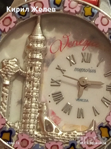 Фешън модел дамски часовник Venezia memories сладък много красив 27455, снимка 4 - Дамски - 53482159