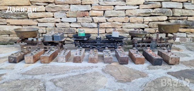 Кантар везна с тежести, грамове, снимка 2 - Антикварни и старинни предмети - 42525726