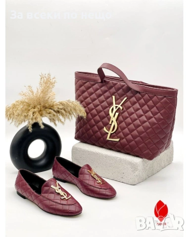 Yves Saint Laurent Дамска Чанта В Цвят Бордо Код SK1070