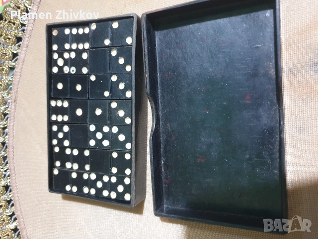 старо бакелитово мини домино Туристически вариант, снимка 7 - Антикварни и старинни предмети - 52927091