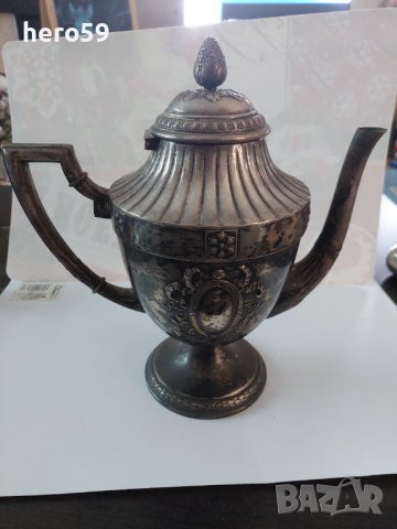 Посребрена кана(чайник) VMF Германия, снимка 1