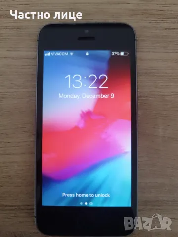 iPhone 5s 16GB черен, снимка 2 - Apple iPhone - 48280077
