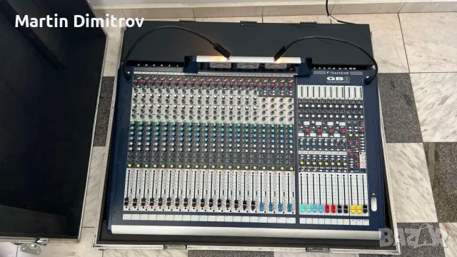 Soundcraft GB8 32 - канален миксер – Топ оферта с кейс!, снимка 6 - Ресийвъри, усилватели, смесителни пултове - 47525437