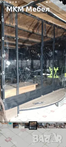 Ветроупорни завеси от прозрачен кристал Изработка и монтаж Гама от цветове , снимка 14 - Други - 50381079