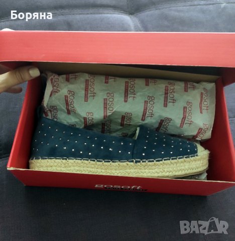 Нови еспадрили деним с капси 38 номер, снимка 3 - Дамски ежедневни обувки - 41416612