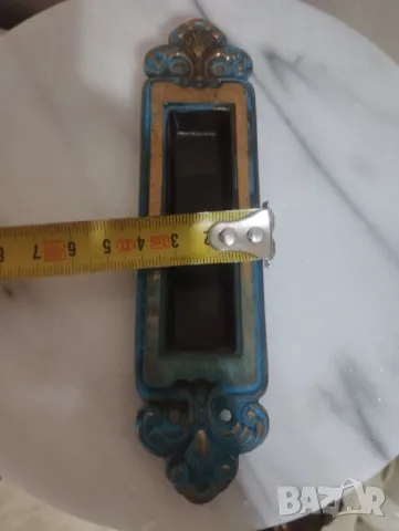 дръжкa за плъзгаща врата,табелка за врата,поставки за звънец, снимка 2 - Антикварни и старинни предмети - 48266416