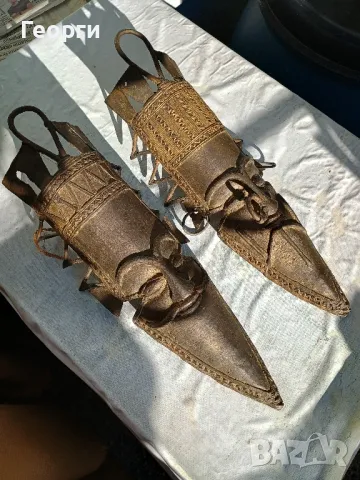 Стари бронзови маски, снимка 4 - Антикварни и старинни предмети - 50098522