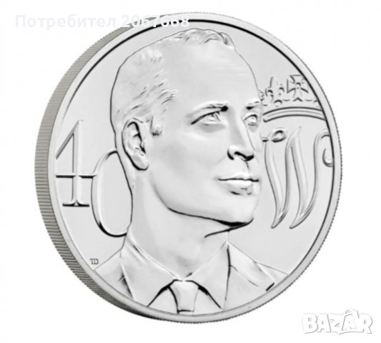 5 британски лири 2022 г. 40 години Принц Уилям, снимка 2 - Нумизматика и бонистика - 39178373