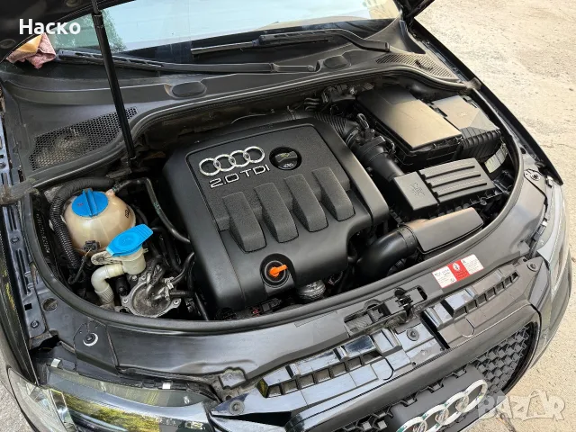 Audi A3 8p, 2005, 140 hp, 2 TDI! S-line! Проблем с турбо!, снимка 5 - Автомобили и джипове - 55890215